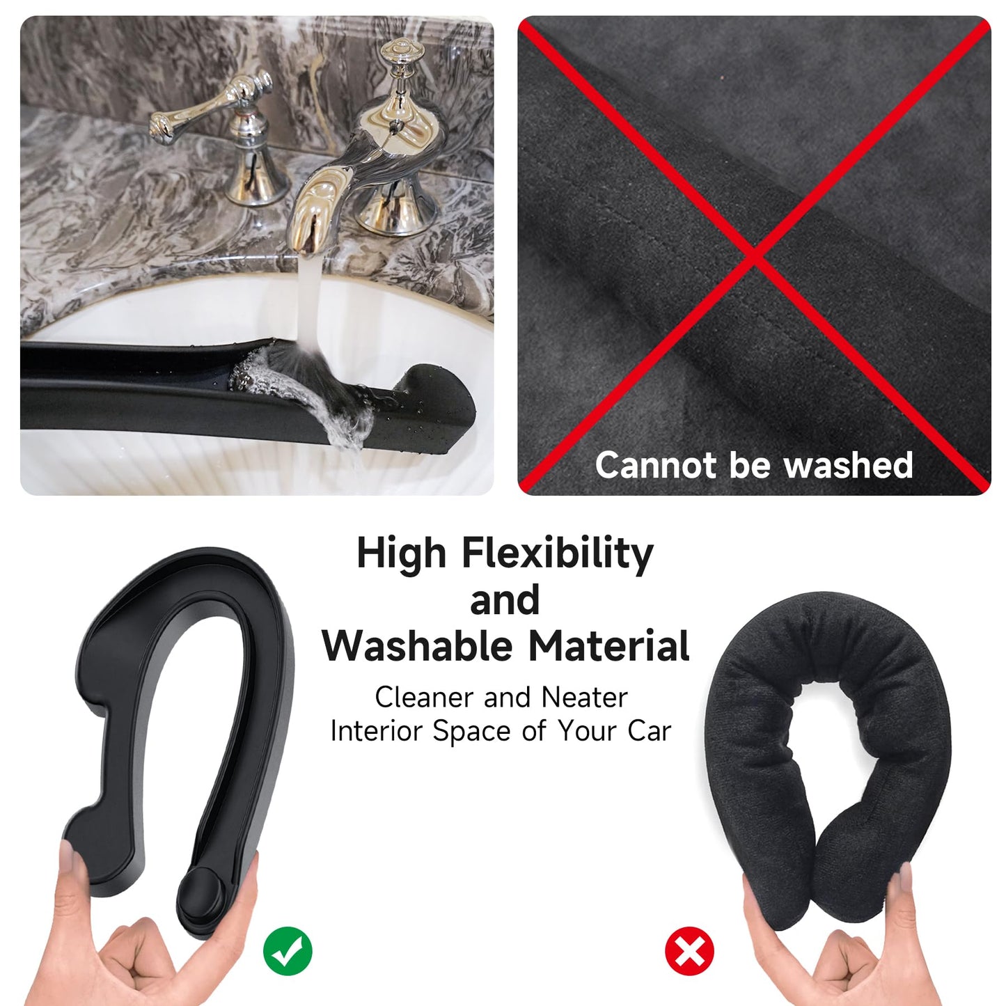 Givifive Car Seat Gap Filler Set of 2 – Universal Fit