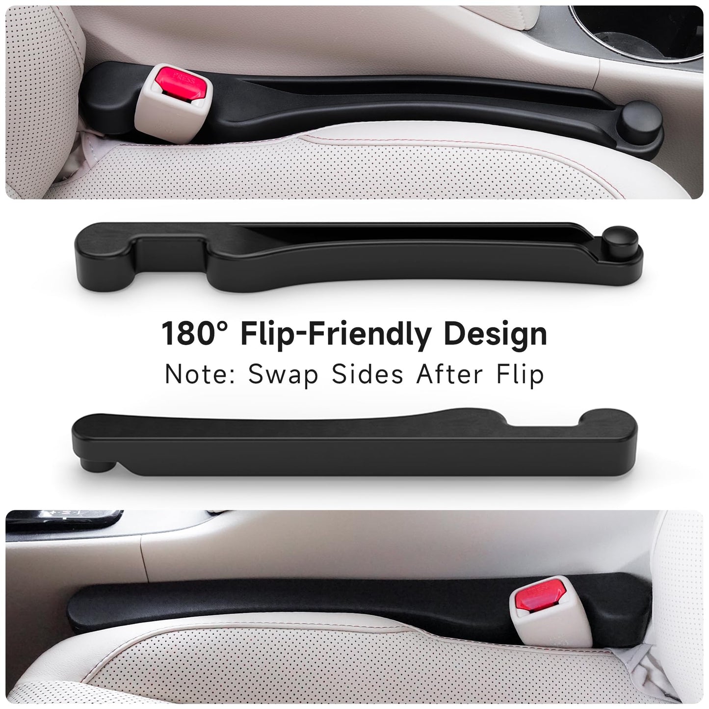 Givifive Car Seat Gap Filler Set of 2 – Universal Fit